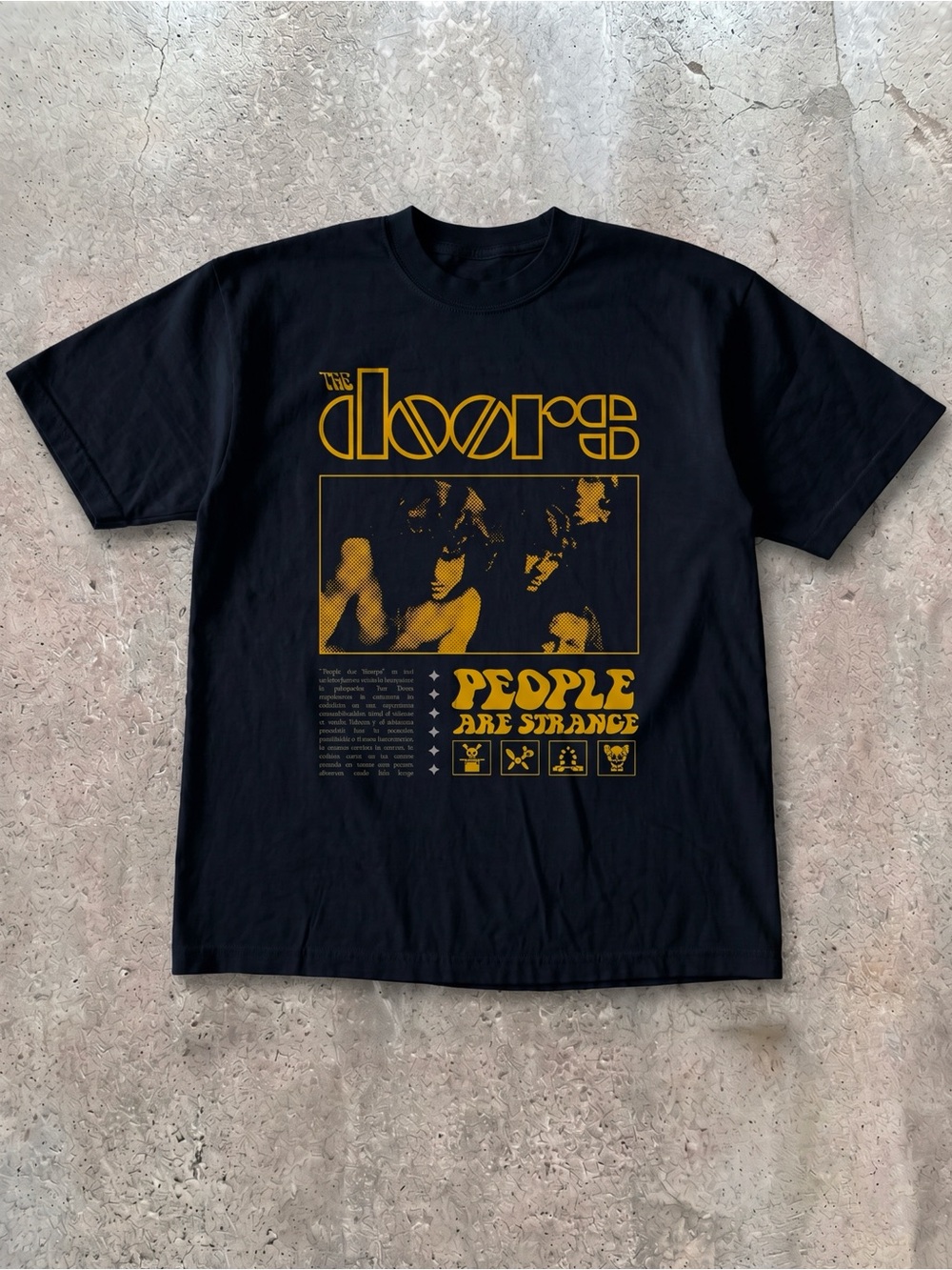 The Doors People Are Strange Black Band T-Shirt
